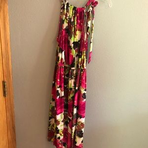 Floral sun dress or swim suit cover up